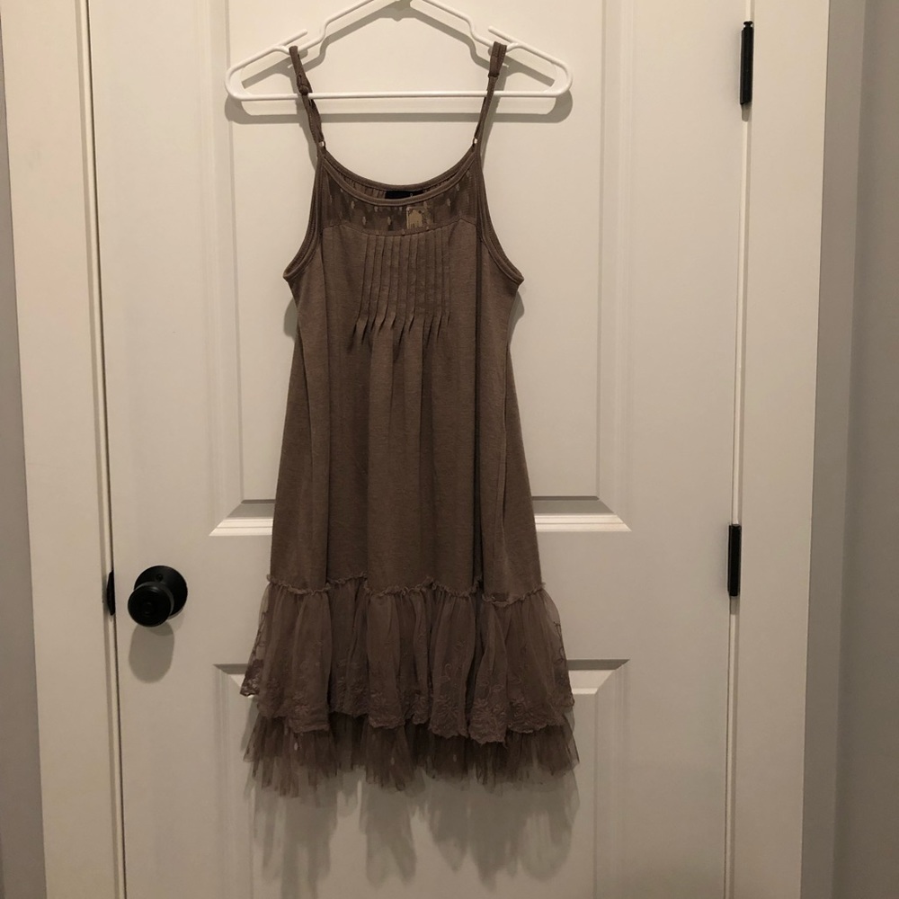 Ryu Brown Slip Dress